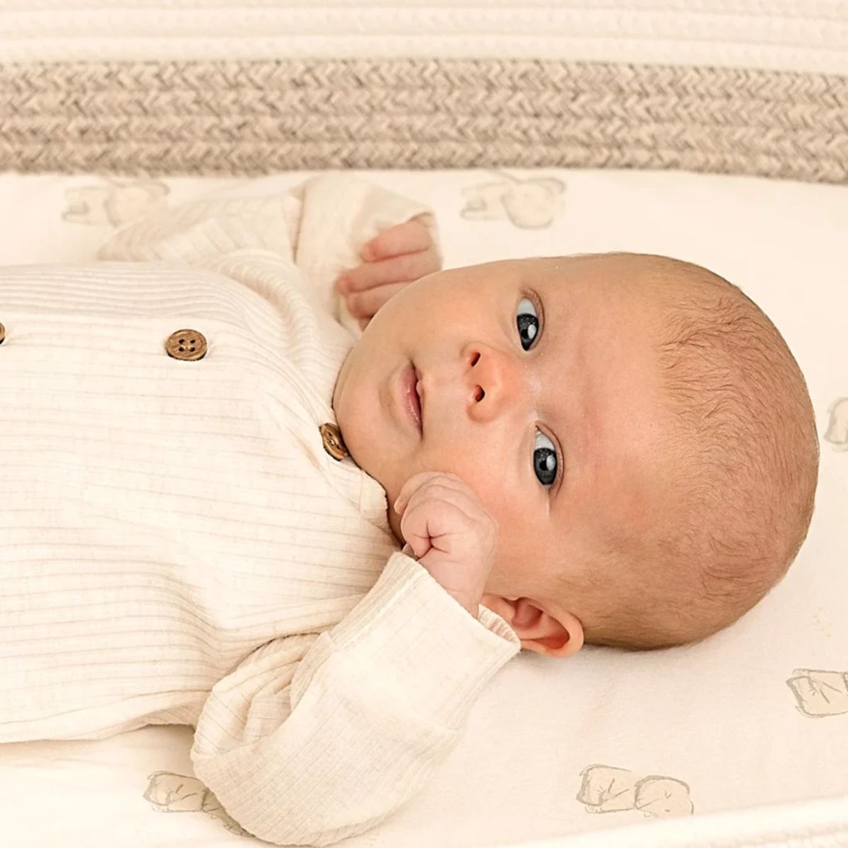 KeaBabies Soothe 2-Pack Fitted Bassinet Sheets Universal - Sage - Ultra Soft and Gentle Comfort